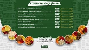 BALDO - KOVADA Pilav Üstü Tavuk ve Et Çeşitleri Uşak